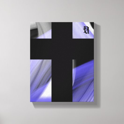 8x10" Lavendel Moon Trend Abstracte Art Violet Canvas Afdruk (Voorkant)