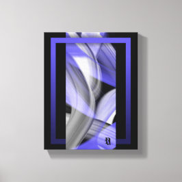 8x10" Lavendel Moon Trend Abstracte Art Violet Canvas Afdruk