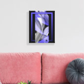 8x10" Lavendel Moon Trend Abstracte Art Violet Canvas Afdruk (Insitu (Woonkamer))