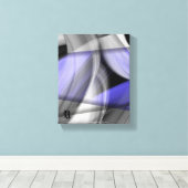 8x10" Lavendel Moon Trend Abstracte Art Violet Canvas Afdruk (Insitu (Houten vloer))