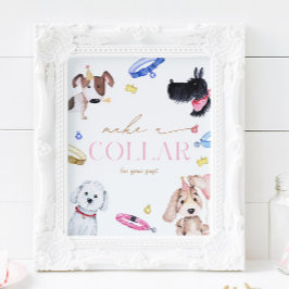 8x10 Maak een hondenhalsband teken