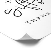 8x10" Moderne Minimalistische Kaarten & Geschenken Poster (Hoek)