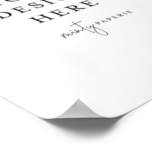 8x10 Poster - Portret (Hoek)