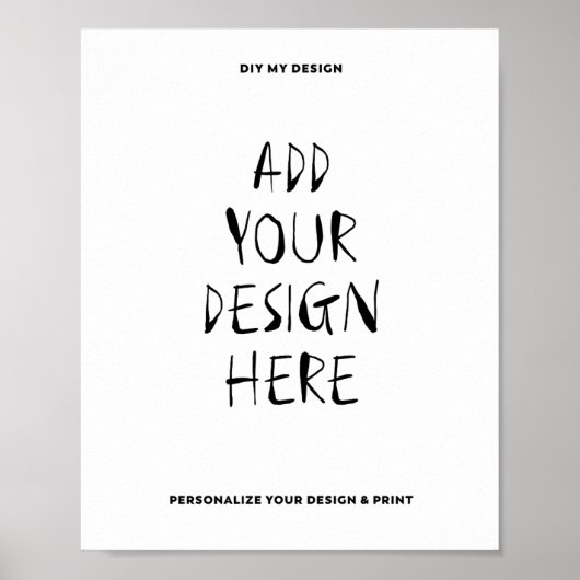 8x10 Poster - Portret (Voorkant)