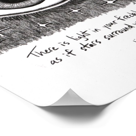 8x10-poster tegen wand poster (Hoek)