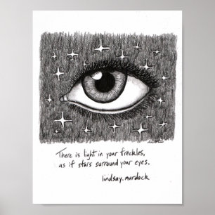 8x10-poster tegen wand poster