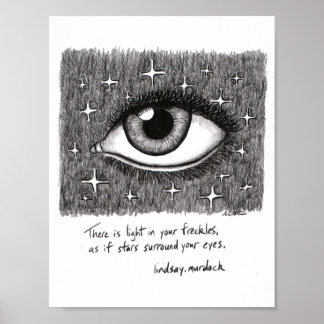 8x10-poster tegen wand poster