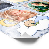 8x10 Proud Grandma New Baby Boy Foto Lijst Afdruk (Hoek)