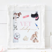 8x10 Puppy Party Vet Checkup Sign