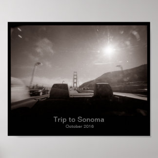 8x10 - Roadtrip naar het Sonoma-Poster Poster