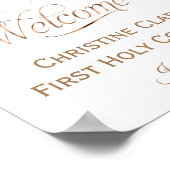 8x10, Roze, Floral, Meisje, Welkomstteken van de g Poster (Hoek)