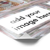  8x10 roze roze roze afbeelding lijst invoegen foto afdruk (Hoek)