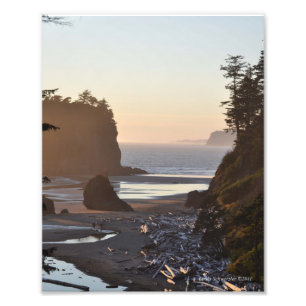8x10 Ruby Beach on the Pacific Ocean Foto Afdruk