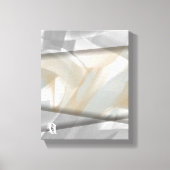 8x10" Sandy Tornado Trend Abstracte Kunst Beige Canvas Afdruk (Voorkant)