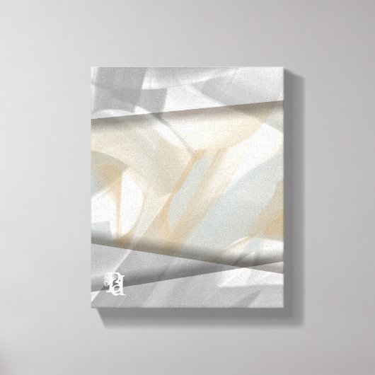 8x10" Sandy Tornado Trend Abstracte Kunst Beige Canvas Afdruk (Voorkant)