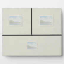8x10 tablet Plaque - 3 Afbeeldingen onder pano