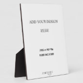 8x10" Tafelplaat met Stand Printing Fotoplaat (Zijkant)