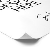 8x10"teken Douanedruk Poster (Hoek)