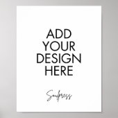 8x10"teken Douanedruk Poster (Voorkant)