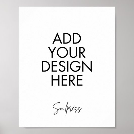 8x10"teken Douanedruk Poster (Voorkant)