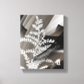 8x10" Terra’s Tender Whisper Abstract Brown Flower Canvas Afdruk (Voorkant)