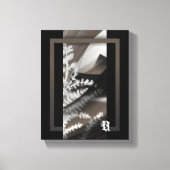 8x10" Terra’s Tender Whisper Abstract Brown Flower Canvas Afdruk (Voorkant)