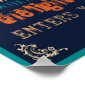 8x10 Typografie Rumi Quote - Het licht Poster (Hoek)