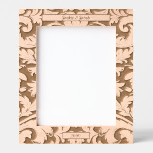 8x10 Vetgedrukte Botanische Bladeren met aangepast Gegraveerde Lijstjes