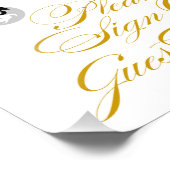 8x10 Vlaamse Ondertekening Ons gastboek voor Frami Foto Afdruk (Hoek)