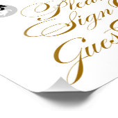 8x10 Vlaamse Ondertekening Ons gastboek voor Frami Foto Afdruk (Hoek)