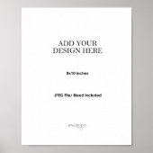 8x10" Wall Art Poster Printing (Voorkant)