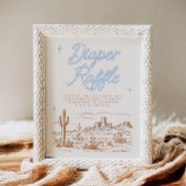 8x10 Westerne luier Raffle teken