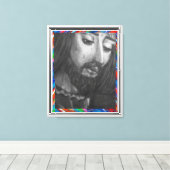 #8x10 #White Frame# LIENZO Canvas Afdruk (Insitu (Houten vloer))