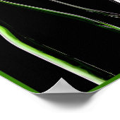 8X10 Wijnfles en glazen Wall Art Poster (Hoek)