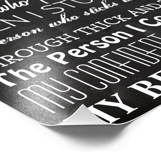 8x10 Woordregels voor huwelijkshuurlingen Foto Afdruk (Hoek)