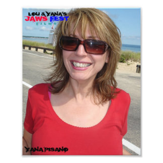 8x10 "YANA IN RED" Foto Afdruk