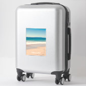 8x11-reeks zomervakantie Foto Sticker (Koffer)