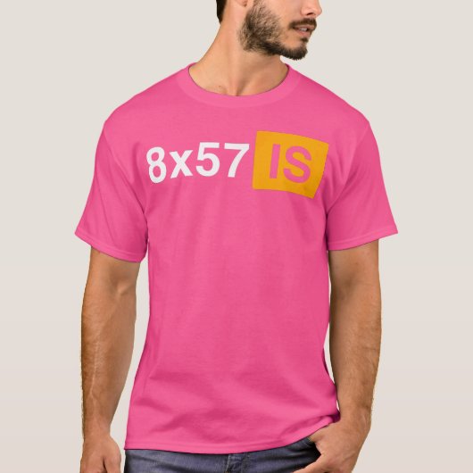 8x57 is een historische Ordnance geweer jacht muni T-shirt (Voorkant)