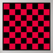 8x8 Checkers LABEL Board (1-1/4-inch koelkast magn Poster (Voorkant)