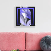 8x8" Lavendel Moon Trend Abstracte Art Violet Canvas Afdruk (Insitu (Woonkamer))