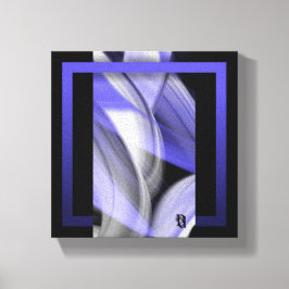 8x8" Lavendel Moon Trend Abstracte Art Violet Canvas Afdruk
