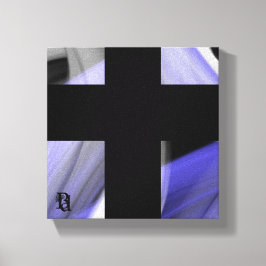 8x8" Lavendel Moon Trend Abstracte Art Violet Canvas Afdruk