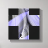 8x8" Lavendel Moon Trend Abstracte Art Violet Canvas Afdruk (Voorkant)