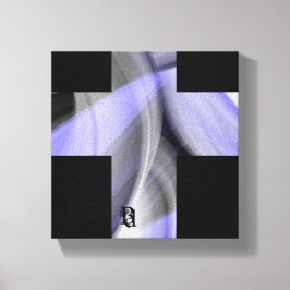 8x8" Lavendel Moon Trend Abstracte Art Violet Canvas Afdruk