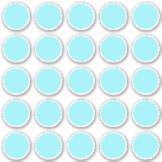 8x8 vel van (25) 1,5" ronde cirkels - Sjabloon Sticker (Voorkant)