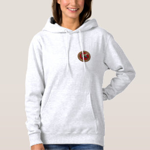 [900] Assyrian Winged Bull: Gold en Black Lamassu Hoodie
