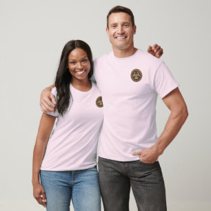 [900] Gold Roman imperial Eagle op Gold Medallion T-shirt