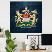 [900] Hing Kong Historical 1959-1997 Wapen Poster (Thuiskantoor)