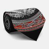 [900] Master Mason - Silver Square & Compass Stropdas (Opgerold)