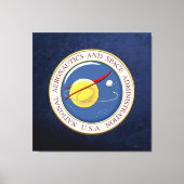 [900] NASA-embleem [3D] Canvas Afdruk (Voorkant)